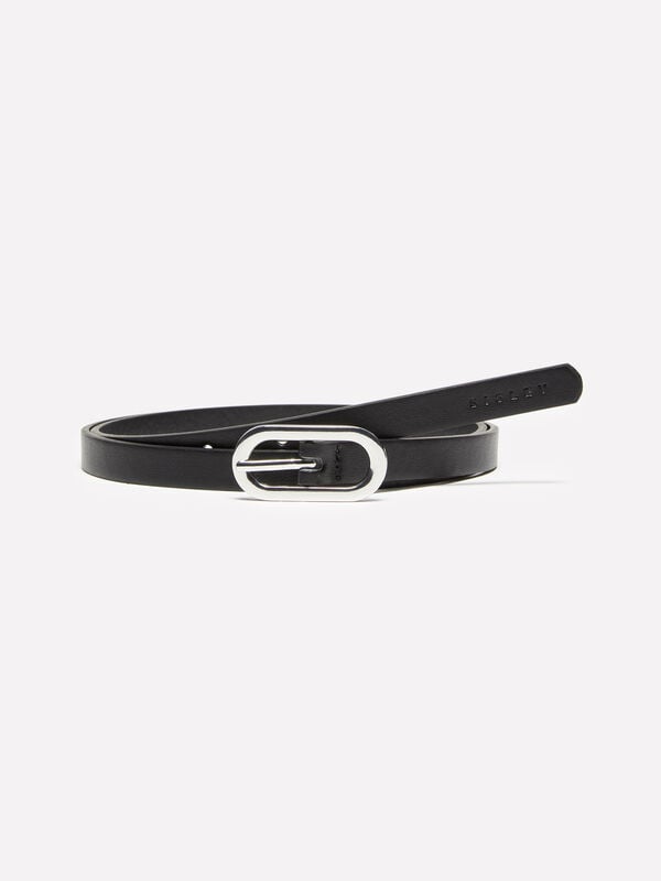Cintura sottile nera - cinture da donna | Sisley