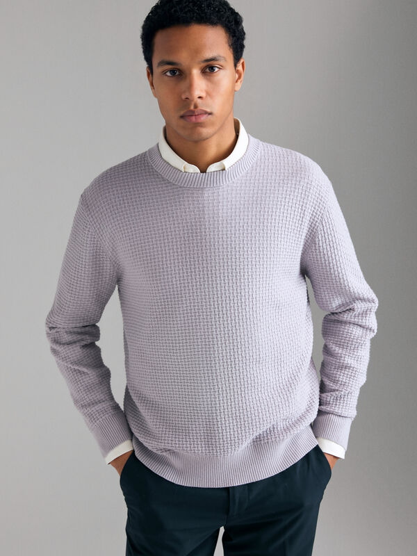 Maglia lavorata - maglie girocollo da uomo | Sisley