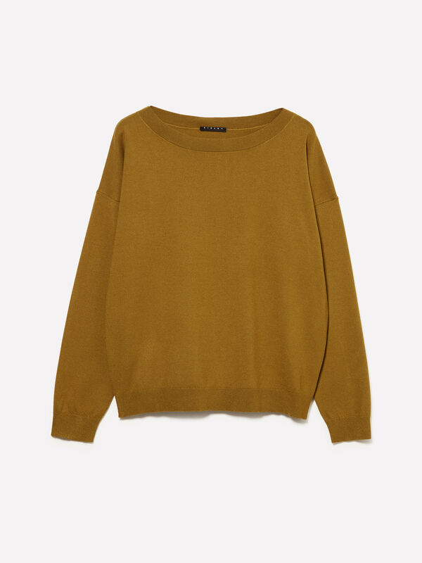 Maglia over fit - maglie scollo a barchetta da donna | Sisley