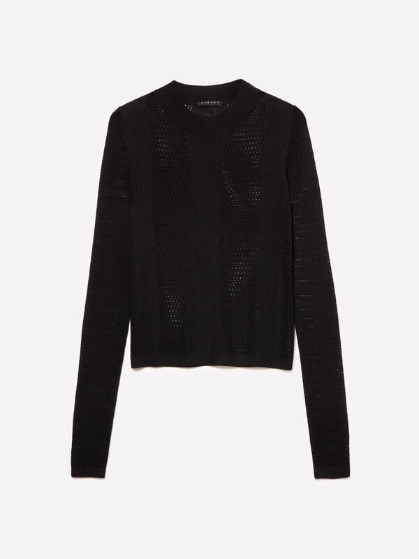 Maglia lavorata - maglie girocollo da donna | Sisley