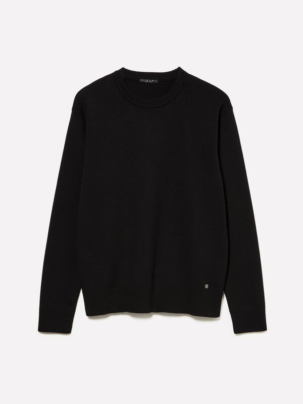 Maglia relaxed fit - maglie girocollo da uomo | Sisley