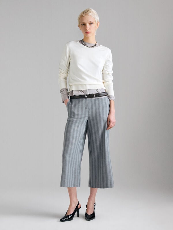 Pantaloni svasati - pantaloni palazzo da donna | Sisley
