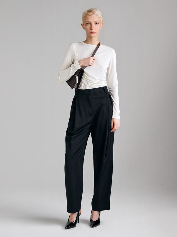 Pantaloni carrot fit - pantaloni carrot-fit da donna | Sisley