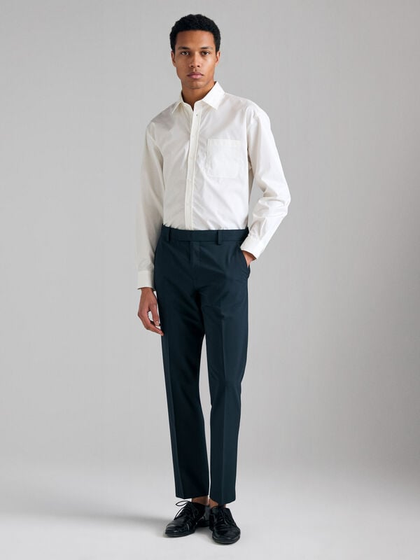 Camicia con tasca - camicie slim fit da uomo | Sisley