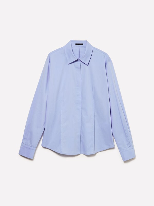 Camicia slim fit con pinces - camicie da donna | Sisley