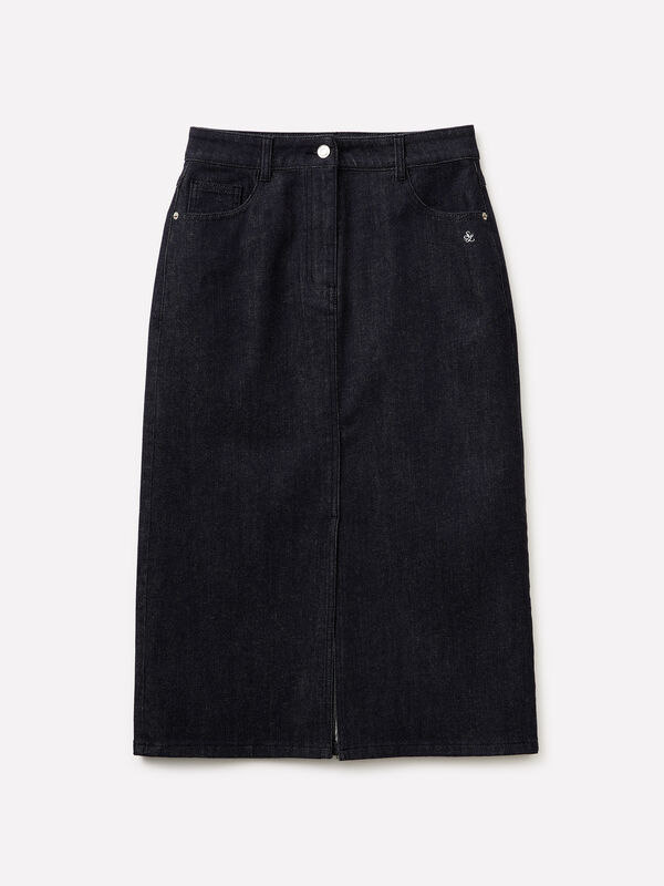 Gonna midi in jeans - sisley k gonne longuette | Sisley K